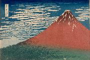 Katsushika Hokusai Mount Fuji in Clear Weather (nn03) oil painting reproduction